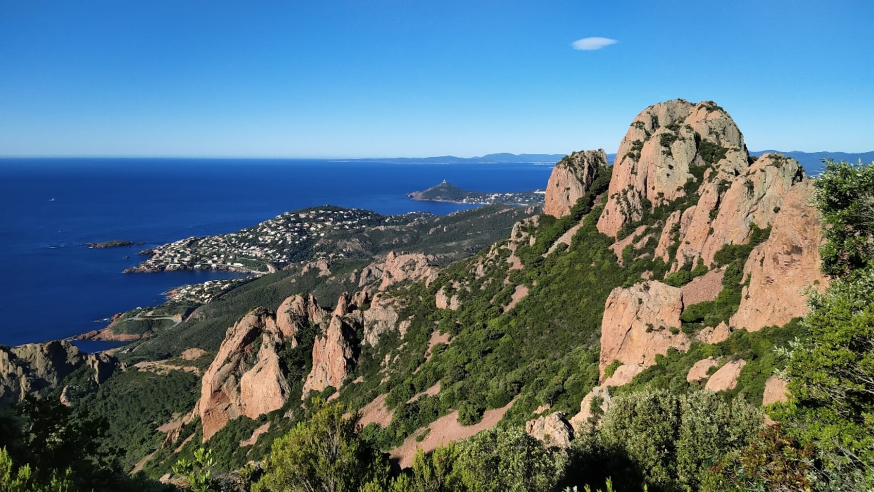 Randonnée Saint-Raphaël - Balcons de l'Esterel et crêtes dénudées