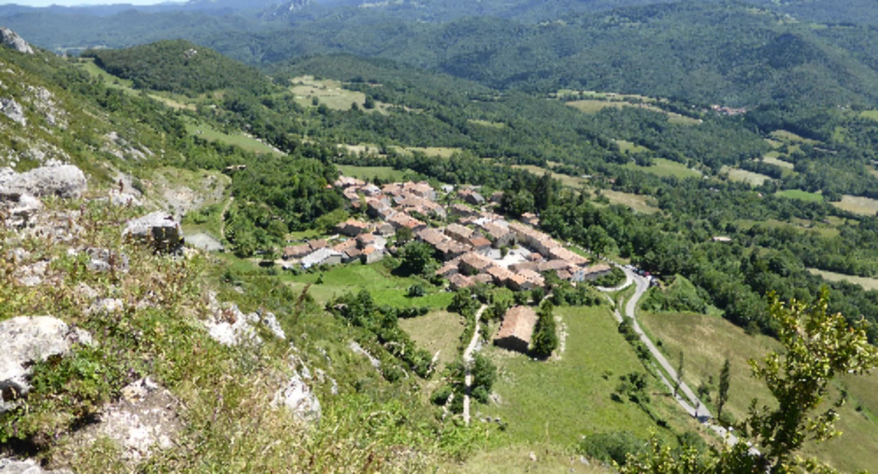 Randonnée Roquefixade - Visite de Roquefixade et voyage dans le temps