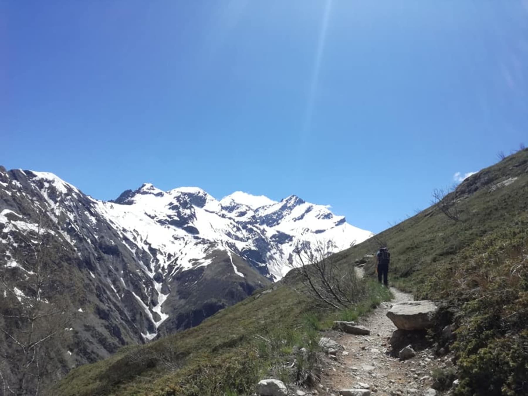 Randonnée La Chapelle-en-Valgaudémar - Montée enneigée et nuit reposante au refuge du Pigeonnier