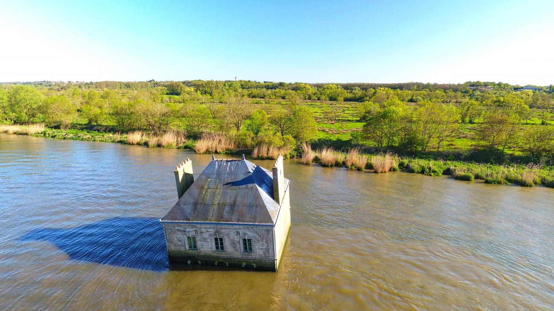 Randonnée Couëron - Beaux lieux de mémoire du commerce maritime nantais à VTT