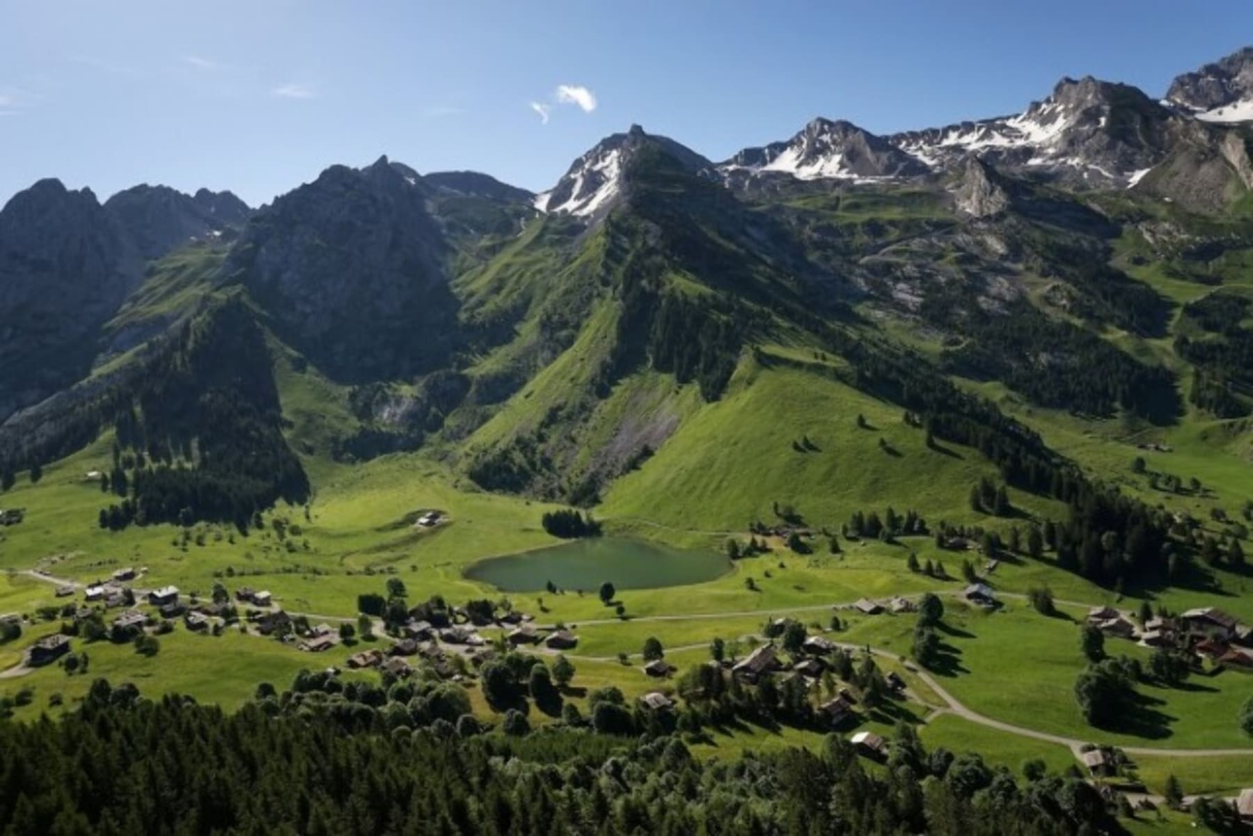 Randonnée La Clusaz - Trou de la mouche et fromagerie