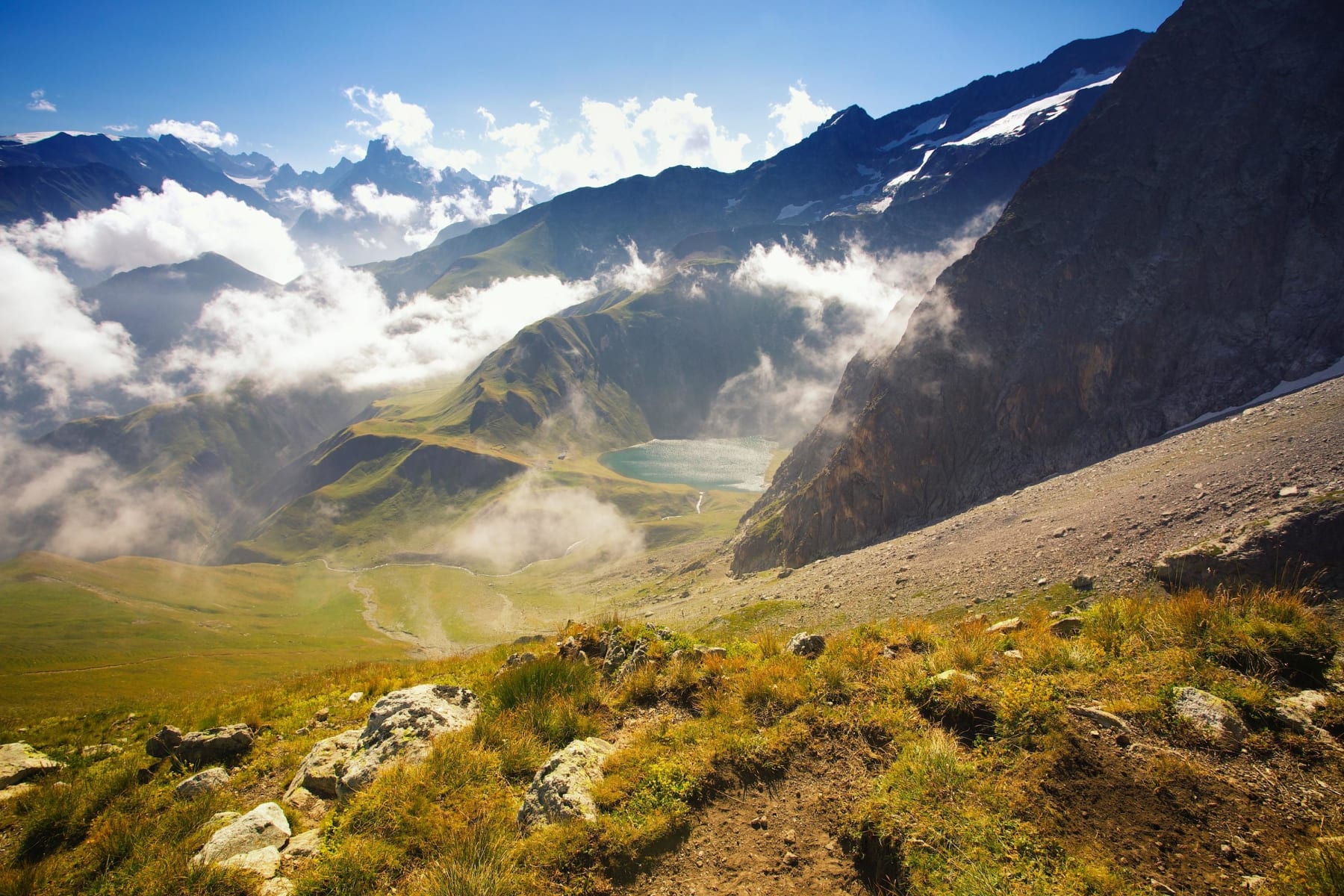 Randonnée Saint-Christophe-en-Oisans - Tête de la Toura et lac Noir