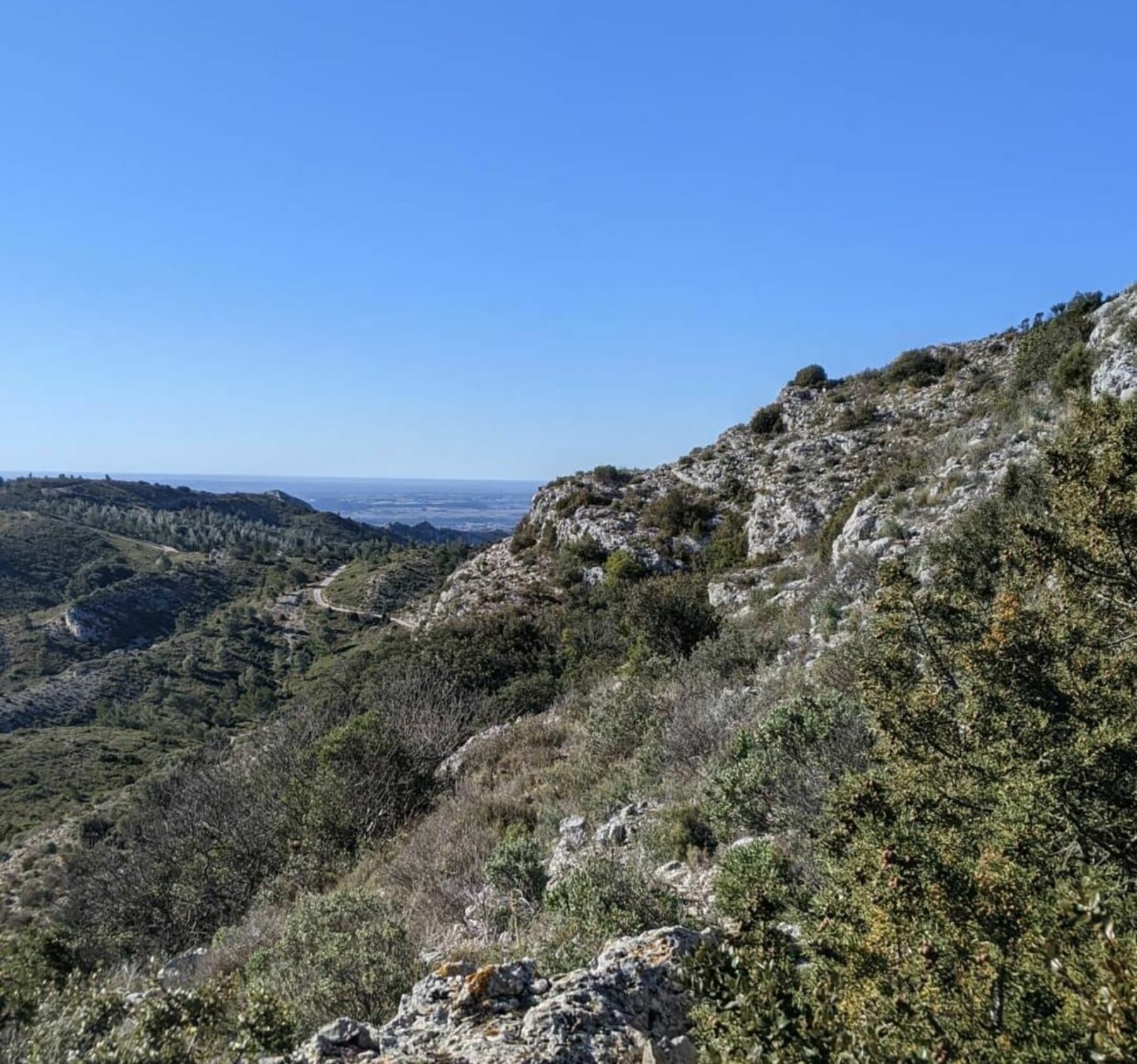 Randonnée Saint-Rémy-de-Provence - Randonnée 17 km massif Saint Rémy par les crêtes boucle