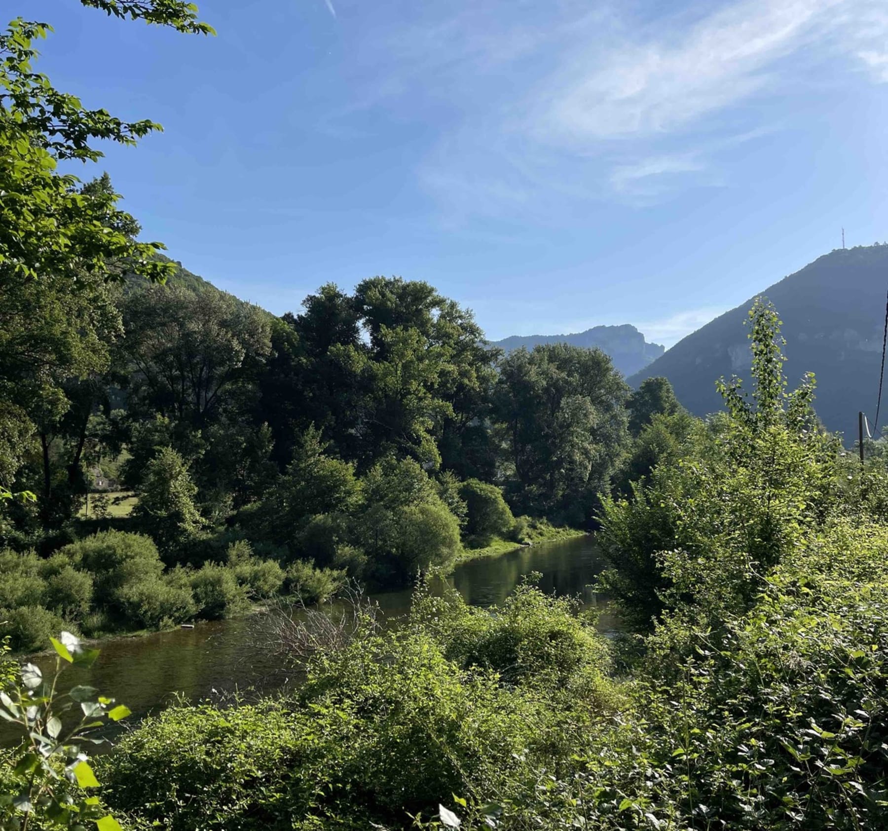 Randonnée Millau - Paysages des Grands Causses, Potensac et le Tarn