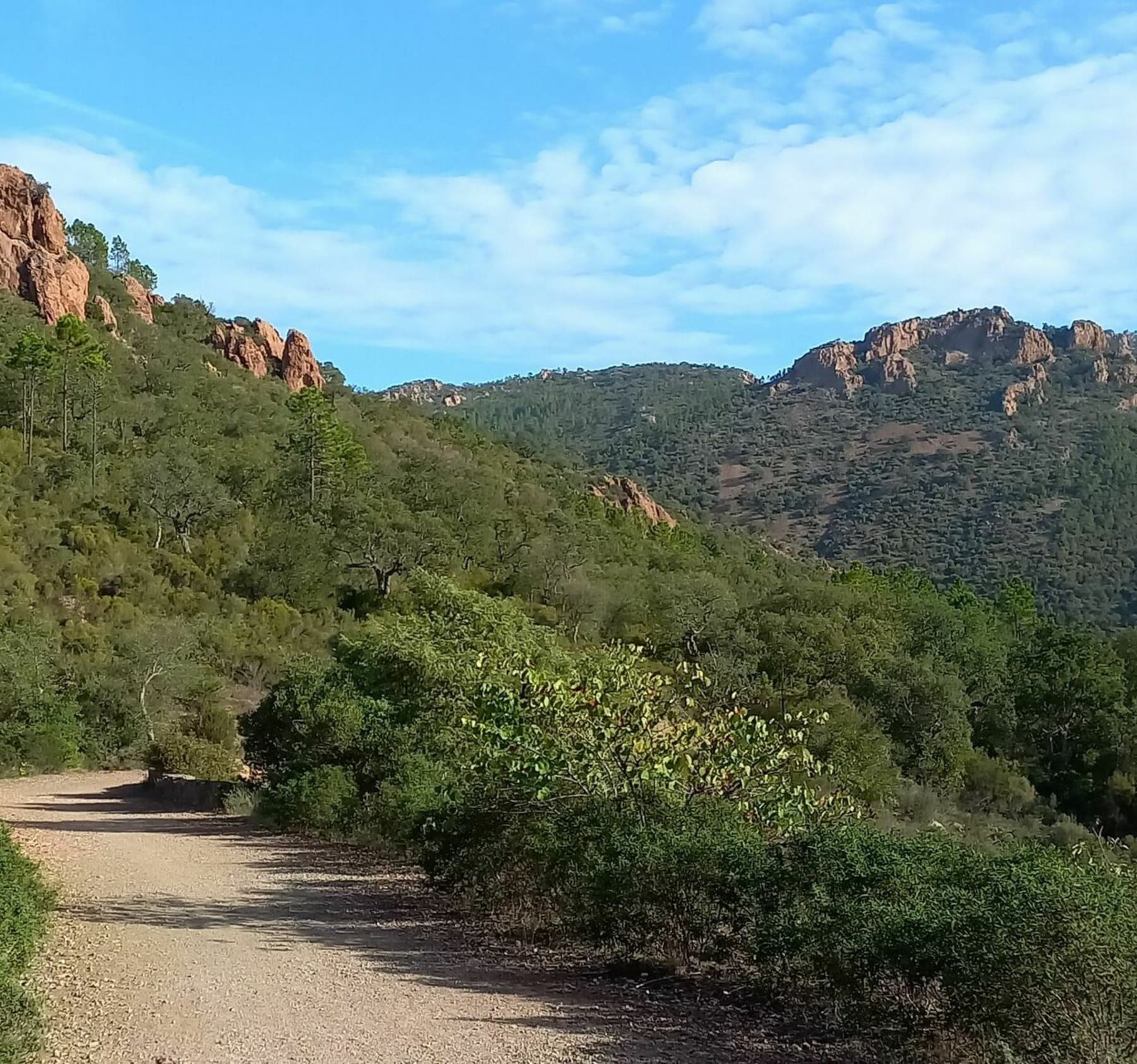 Randonnée Saint-Raphaël - Col d'Aubert massif de l'Esterel