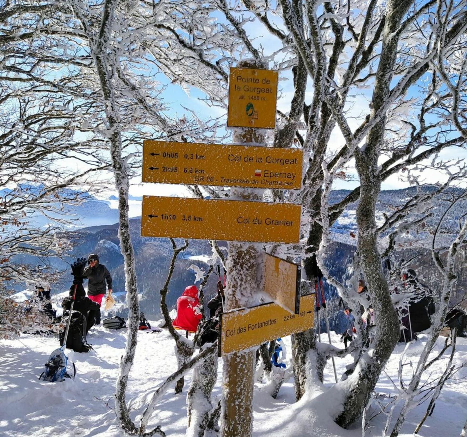 Randonnée Saint Cassin - Sortie raquettes à la pointe de la Grogeat