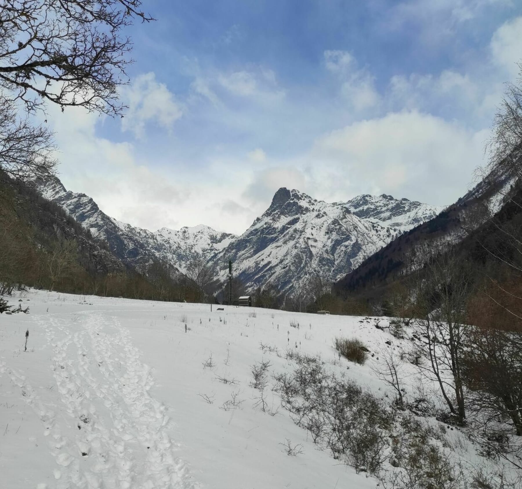 Randonnée La Motte-en-Champsaur - Balade hivernale Canal de la Motte en Champsaur