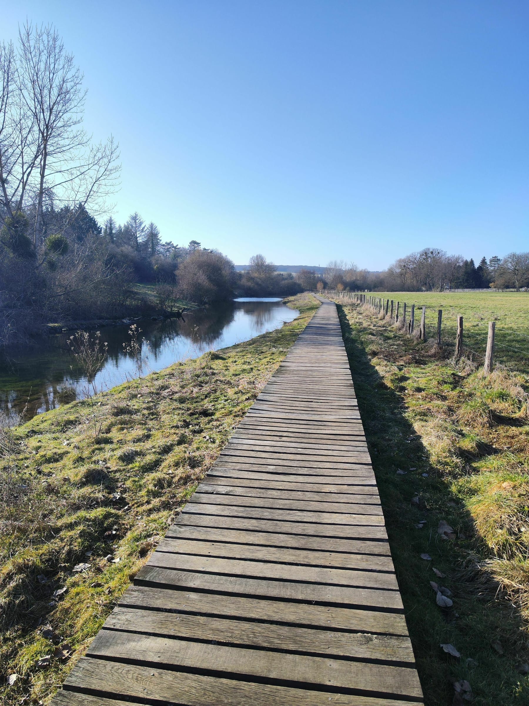 Randonnée Bretigny - Sentier écologique du Pré Plaisant