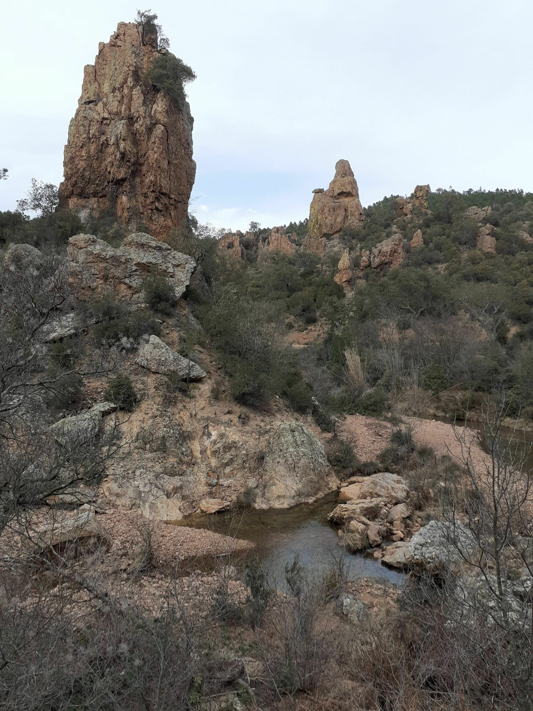 Randonnée Saint-Raphaël - Petit tour des cols dans l'Esterel