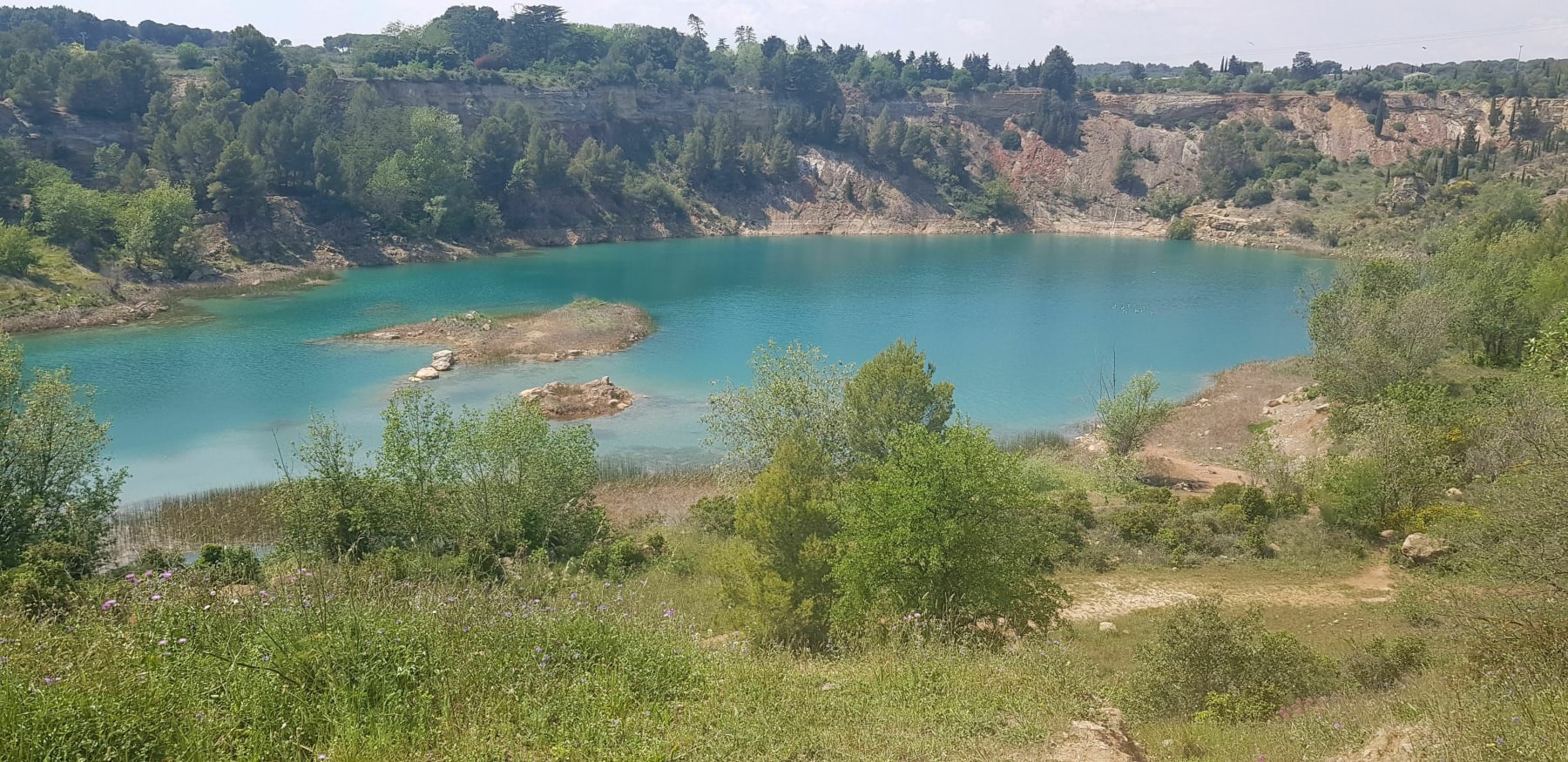 Randonnée Mèze - Boucle dans les collines entre Loupian et Bouzigues à VTT