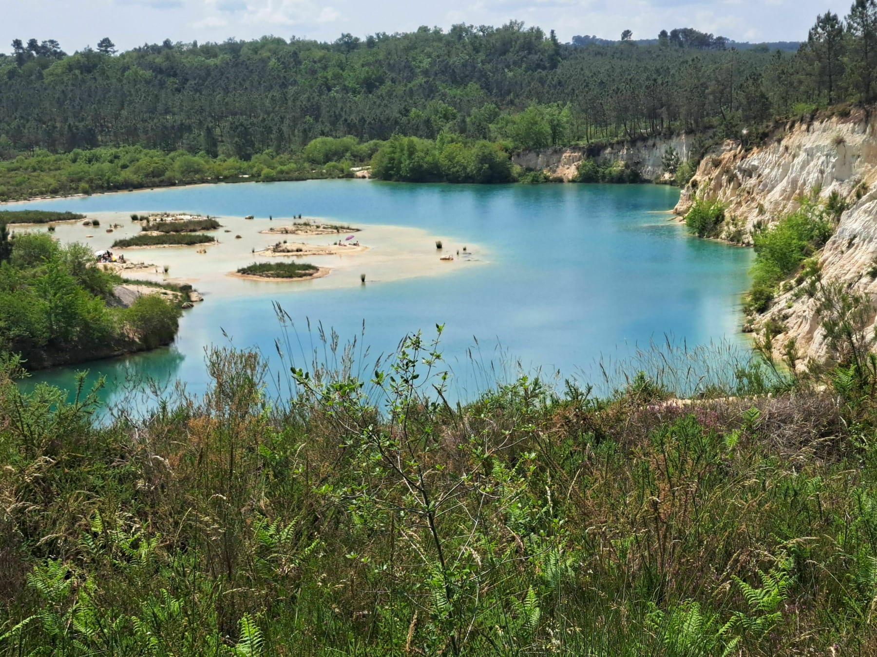 Randonnée Guizengeard - Les lacs bleus de Guizengeard