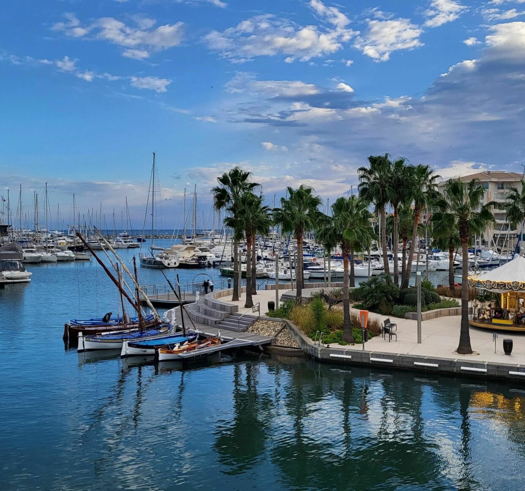 Randonnée Fréjus - Des jardins de la Villa Marie à Port-Fréjus