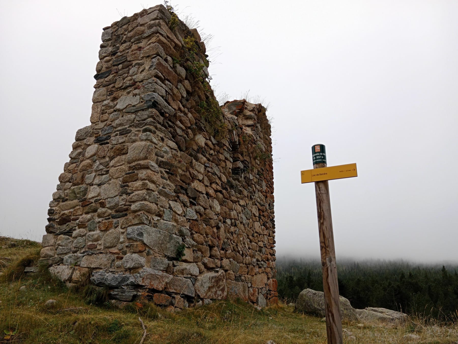 Randonnée Les Angles - Du Soula aux ruines des Iglesieta de Vallsera
