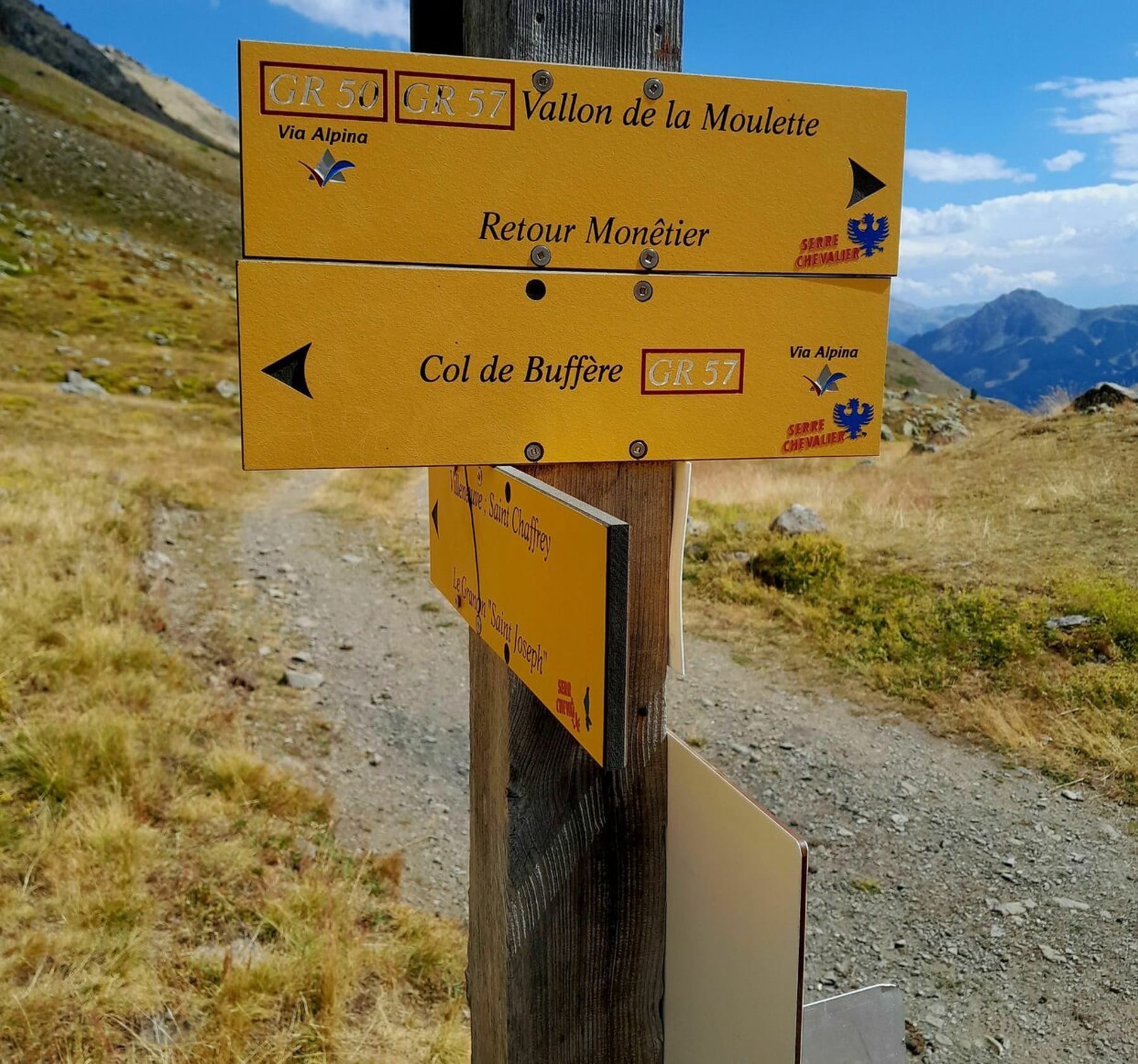 Randonnée La Salle-les-Alpes - Source de la Moulette par chemin du Roy depuis le Granon