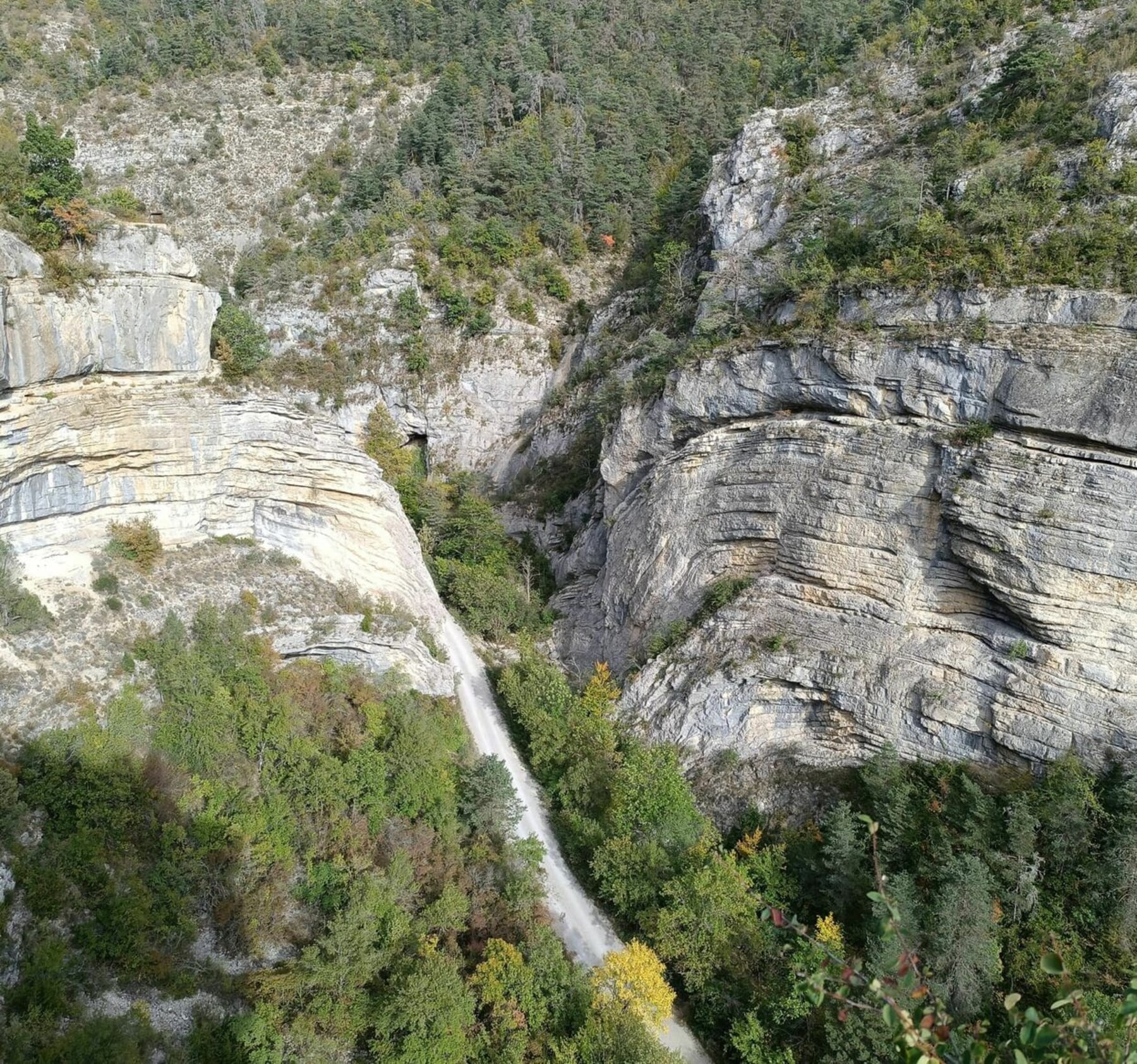 Randonnée La Faurie - Le sentier des falaises et Rif d'Agnielles