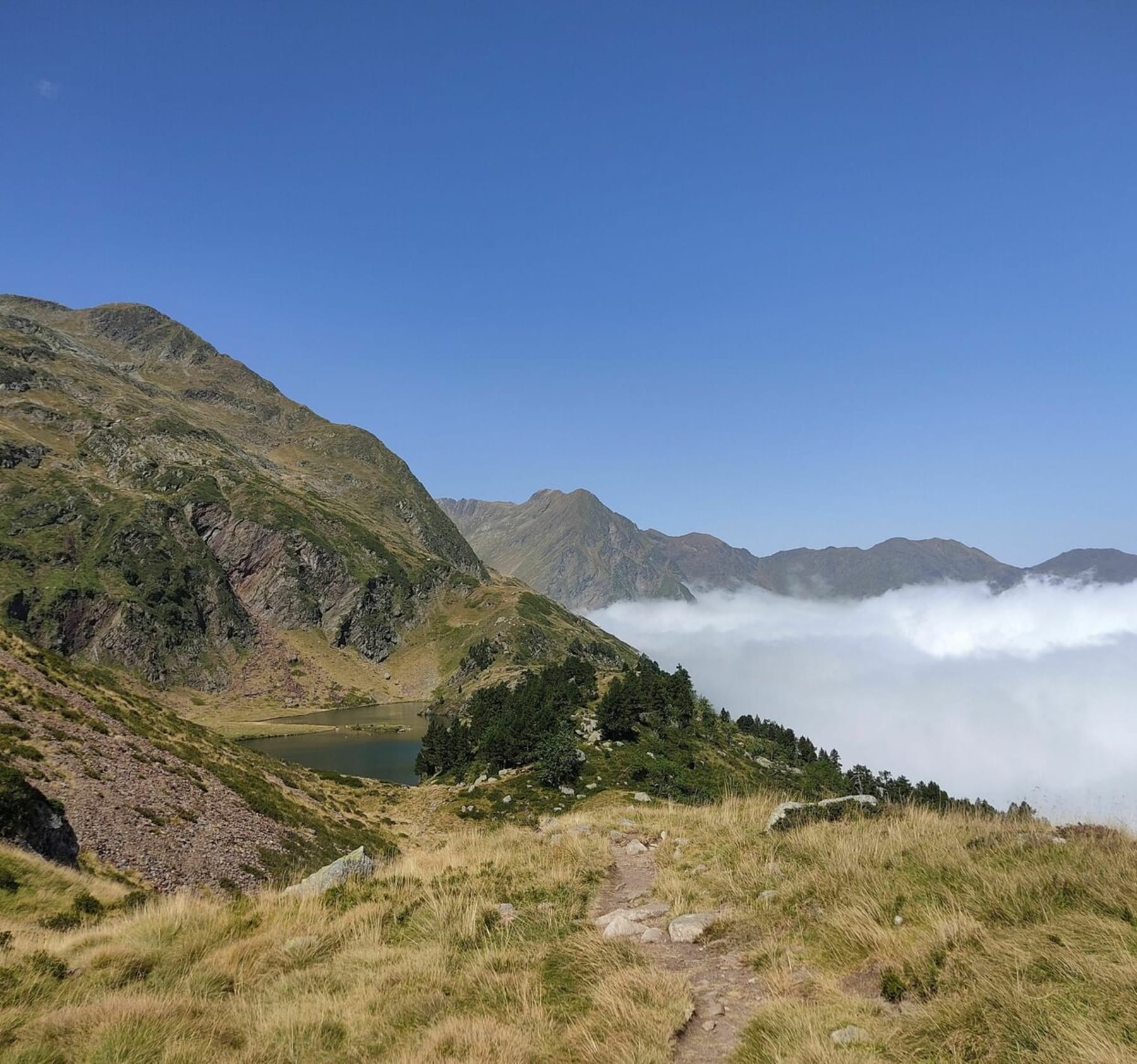 Randonnée Cazeaux-de-Larboust - Randonnée directe par le Lac Vert, le long de l'Houradade