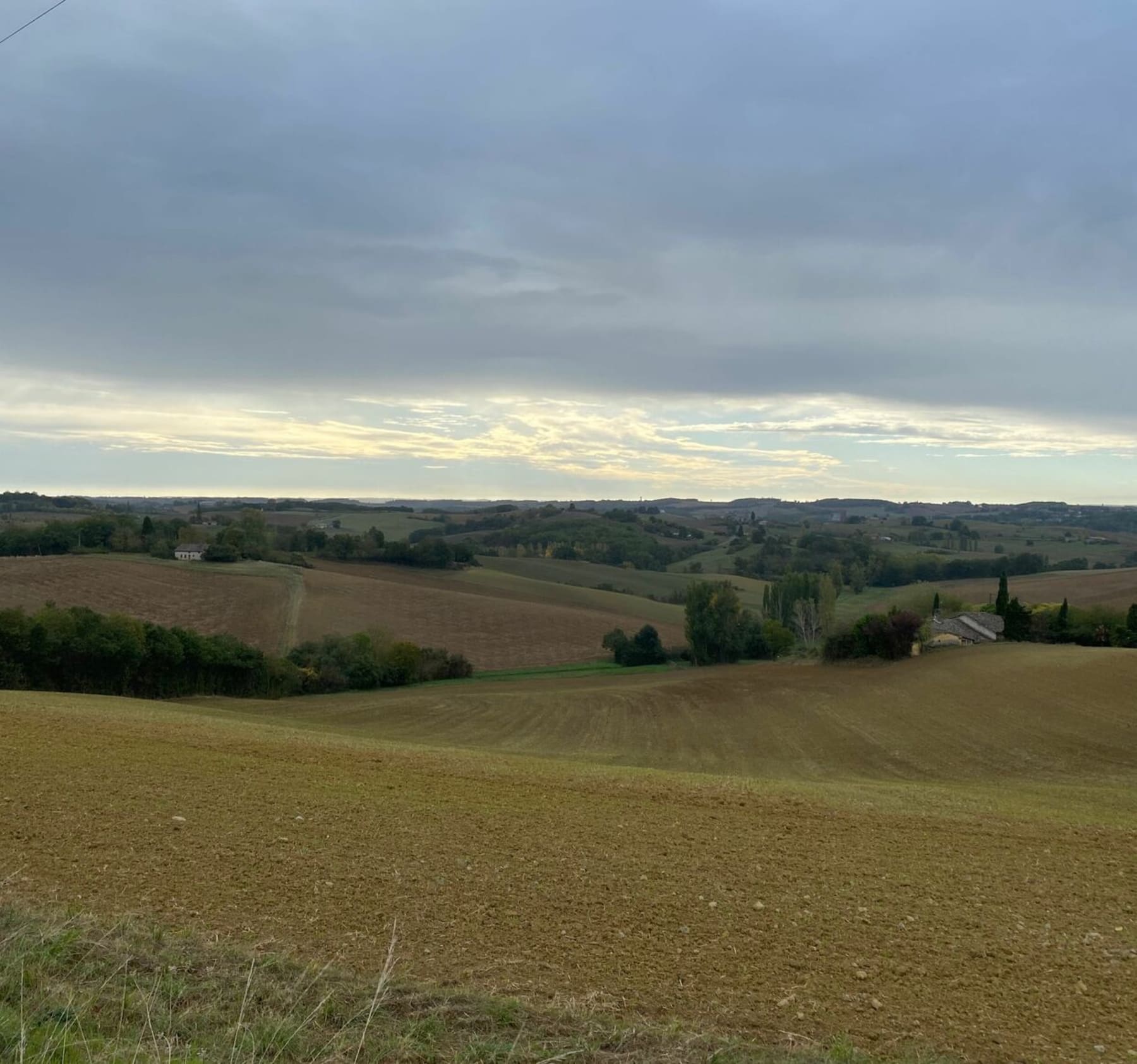 Randonnée Salvagnac - Coteaux de Salvagnac en route