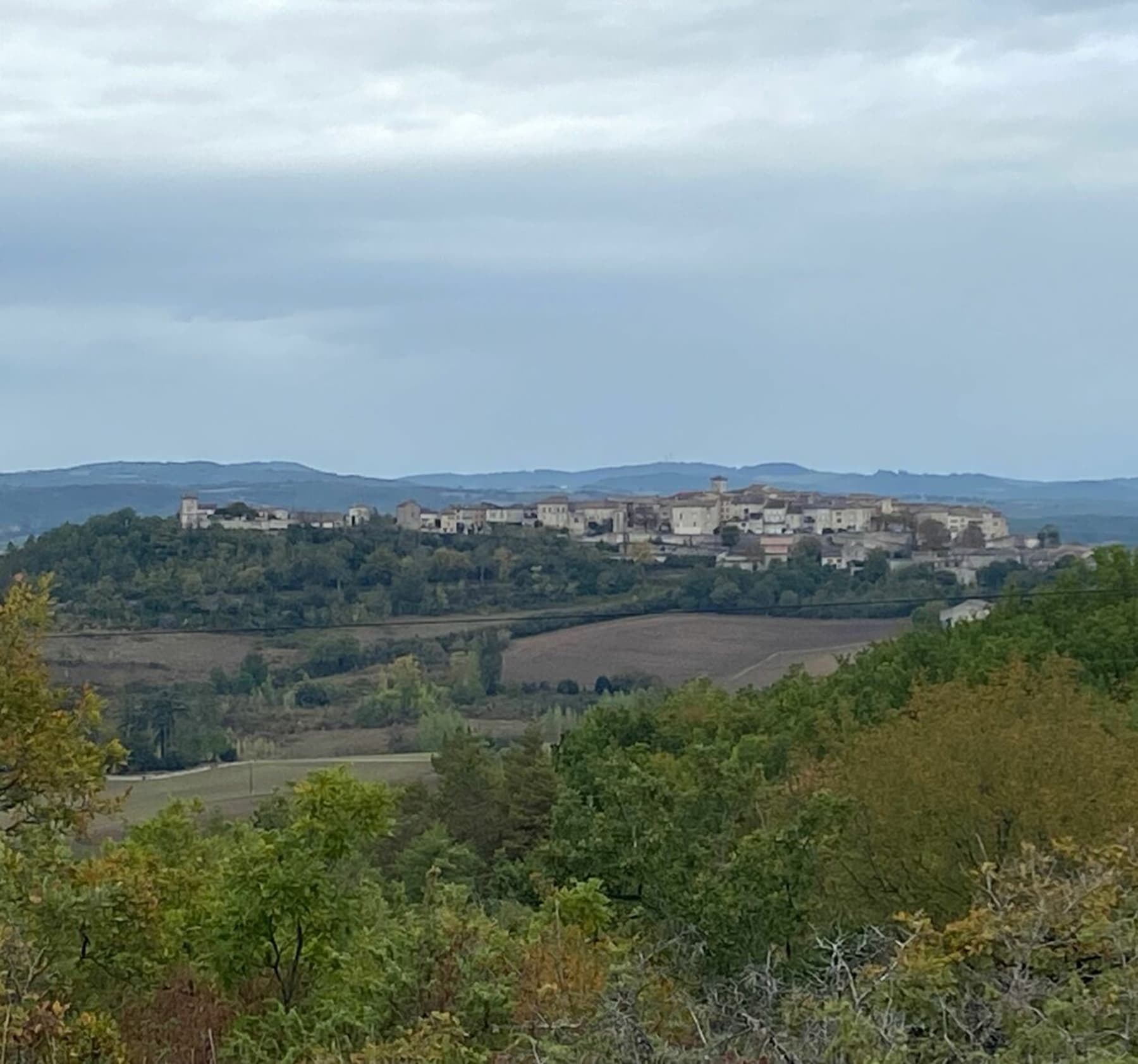 Randonnée Salvagnac - Coteaux de Salvagnac en route