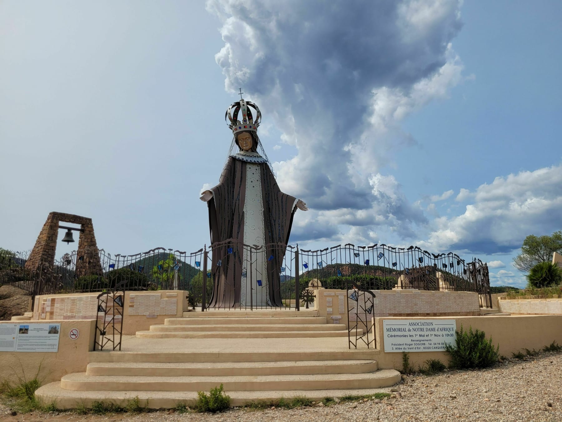 Randonnée Mandelieu-la-Napoule - Notre Dame d'Afrique depuis le port de la Rague