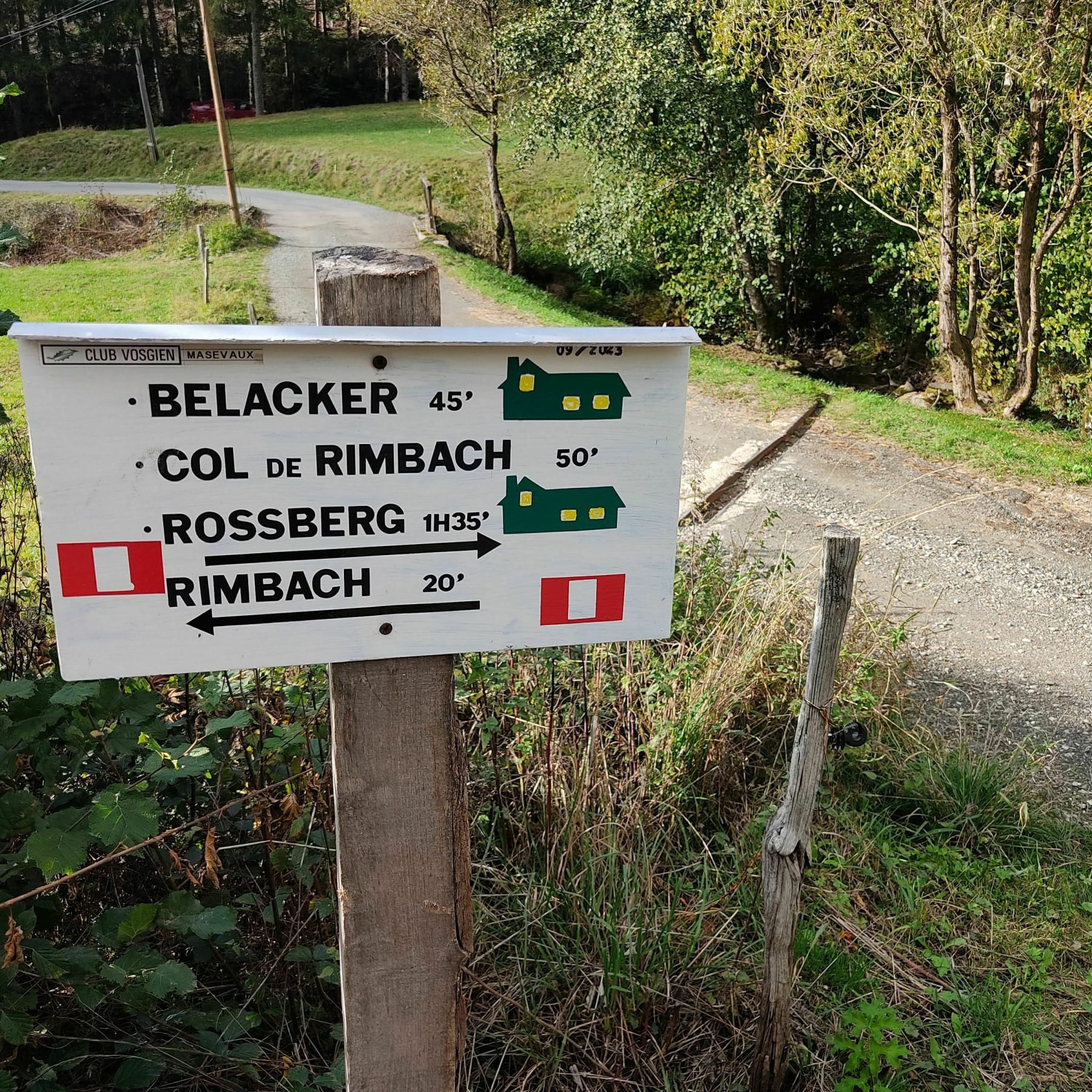 Randonnée Rimbach-prés-Masevaux - Rimbach, ferme du Belacker