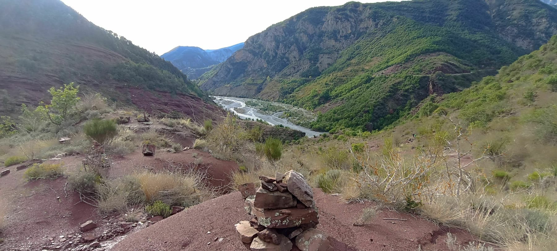 Randonnée Daluis - Gorges du Daluis, le Colorado Niçois et son pont Himalayen