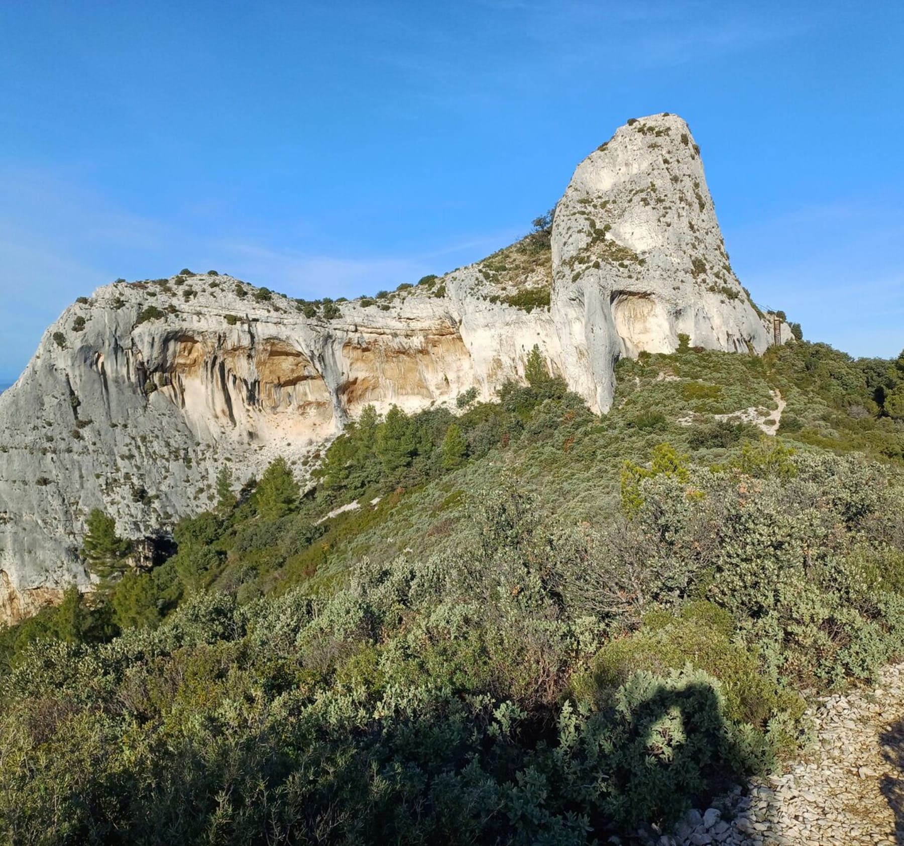 Randonnée Saint-Rémy-de-Provence - Sentier des échelles par Mont Gaussier et la Chapelle