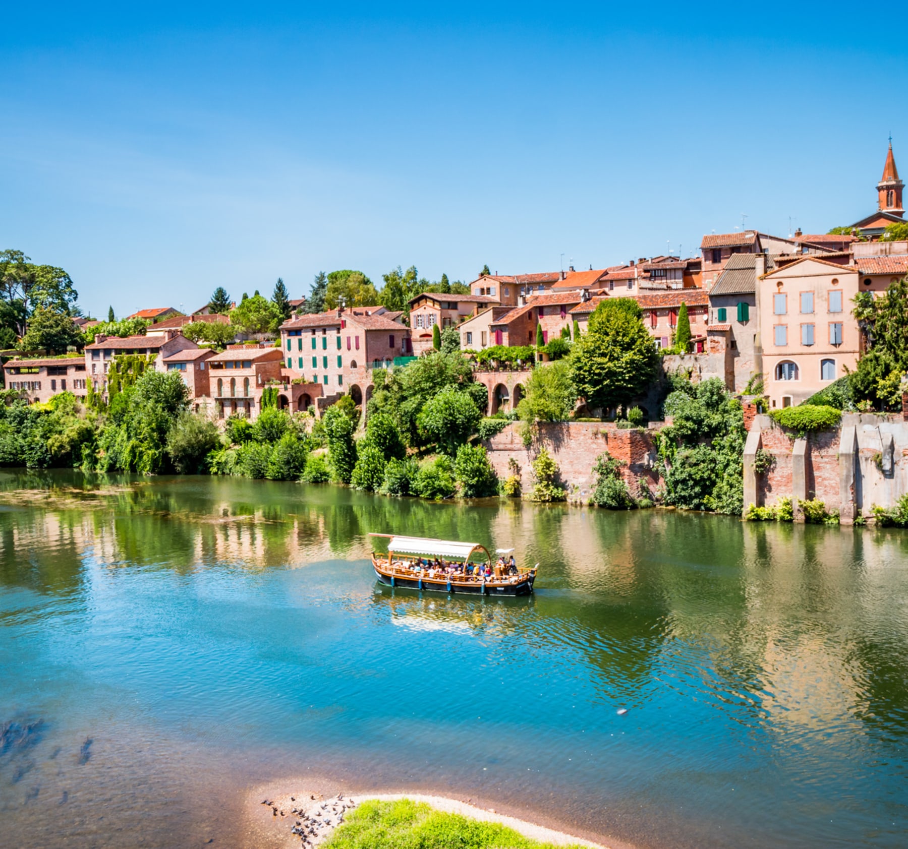 Randonnée Albi - Autour du Tarn, d'Albi à Marssac à vélo