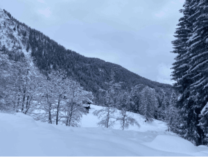Sneeuwschoenwandelen bij de chalets van Charousse en plezier maken op een rodelbaan - La Côte des Chavants, Les Houches - 2