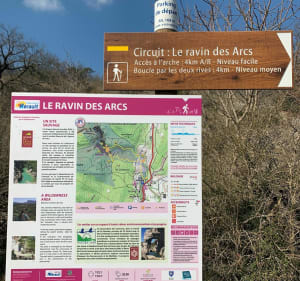 De Ravine des Arcs: De Arc - De Grot - De Lamalou Gorges - Notre-Dame-de-Londres - 2