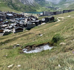 Tignes - Les Condus - Aiguille Percée - Afdaling naar het meer - Tignes - 2