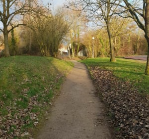 Stade de Lapugnoy, cimetière des Anglais, le parc - Lapugnoy - 4