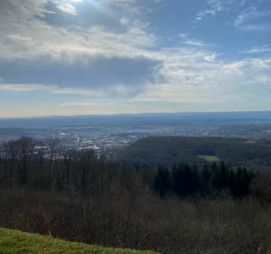 Sommet du Fort Salbert depuis Le Village - Cravanche - 2