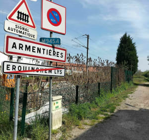 Erquinghem-lys vers Sailly sur la lys - PIERRE - 4