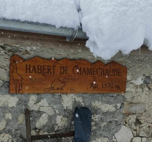 Départ col de porte direction Habert de Chamechaude - Sarcenas - 2