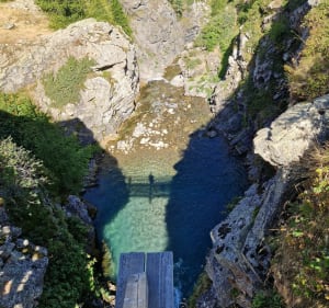 Le saut de Laire le long du Drac Noir - Orcières - 2