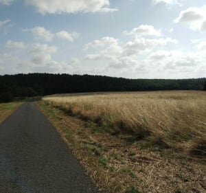 Sortie vélo route le long de La Blaise - Karine - 2
