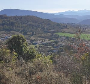 Au dessus de Pieusse et son Château, dans l'Aude - Pieusse - 3