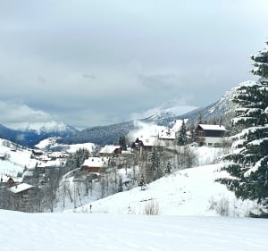 Rando chinaillon avec vue sur le col de la Colombière - Le Grand-Bornand - 2