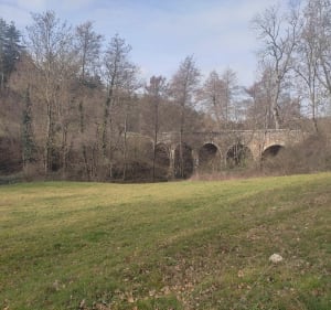Le Pont romain de Saint-Sylvestre, en GR depuis Plats - Plats - 2