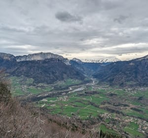 Le Veyrier depuis les mottes, par Mamelon de Beauregard et Mont Baret - Veyrier-du-Lac - 2