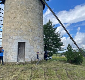 Balade vignes, moulins et châteauà Mirande - Lussac - 2