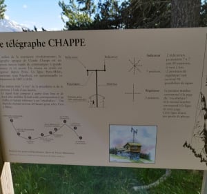 Le télégraphe de Chappe - Aussois - 2