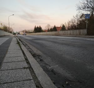Bulwary Chattelerault o zachodzie Słońca - Piła - 2