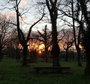 Lescar lune du loup, soleil couchant - Lescar - 2