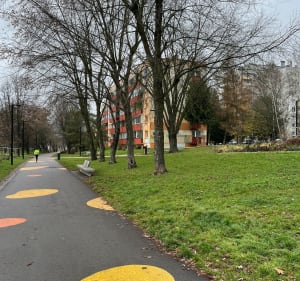 Rogatka miejska Krakowa przez park i planty kurdwanowskie - Kraków - 2