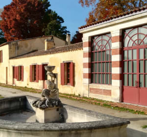 Lac bleu, lac vert, l'eau Bourde, château Rouillac et le Prieuré de Cayac - Léognan - 2