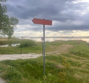 Spacerek wałem w Czarnej Łące i dwie plaże - Czarna Łąka - 2