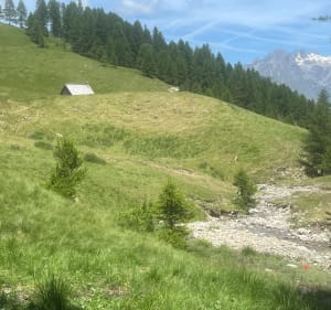 Cabane de tante Yvonne et croix de la vire - Orcières - 2