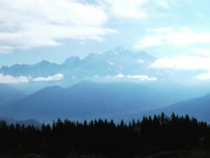 Mise en scène du Mont Blanc et refuges autour de Sallanches - Hameau de Burzier - 3