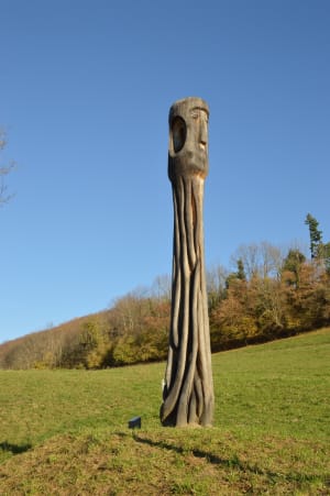 Sculpturen in de 4 windrichtingen en moderne kunst op de bergkammen van Vatilieu - Vinay - 2
